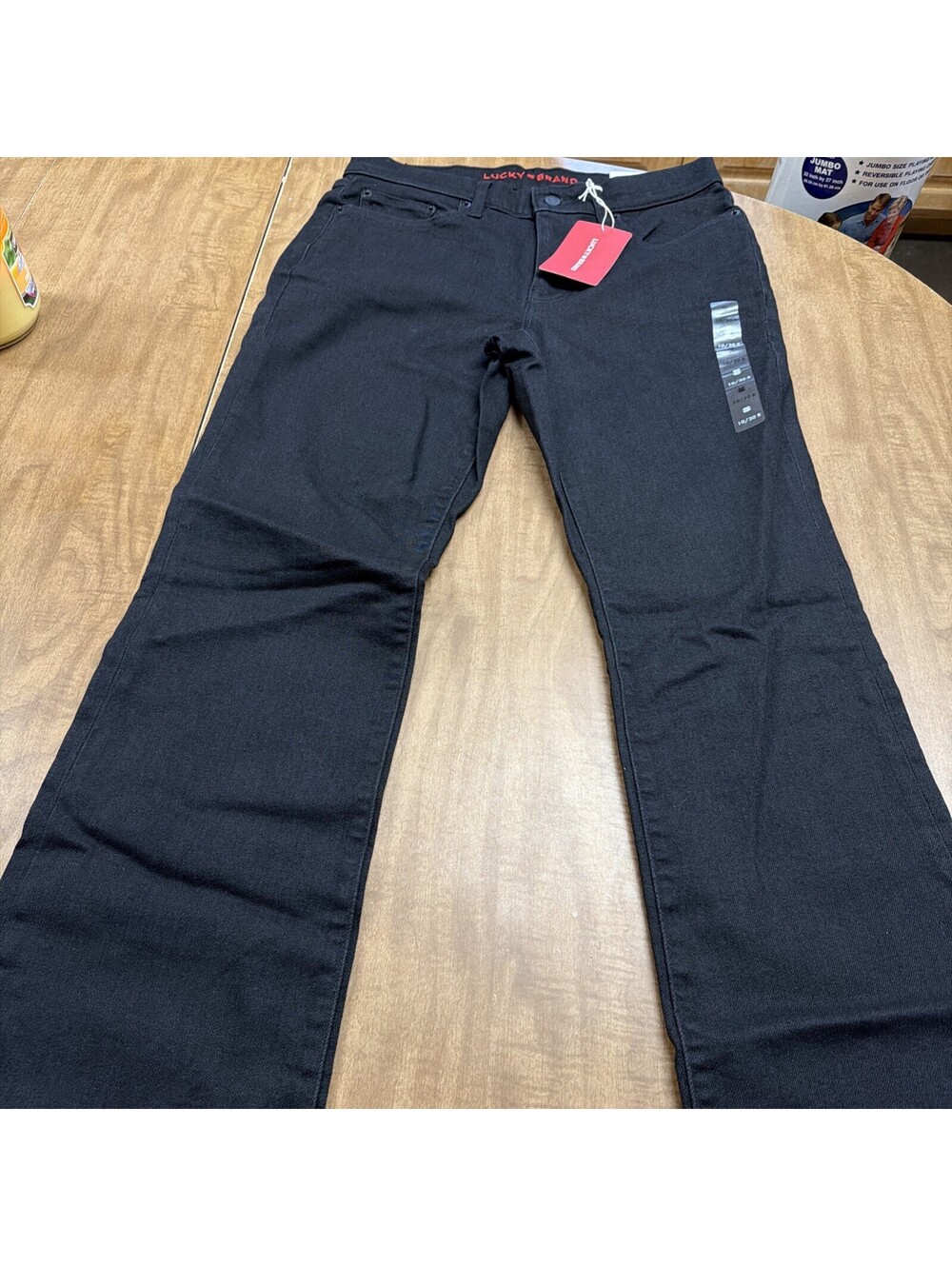 NWT Lucky Brand Sweet Mid Rise Boot Jeans Black Women's Size 10/30